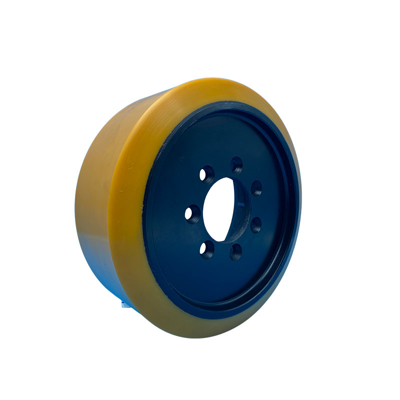 Polyurethane forklift solid wheels Linde 343x135-90 seven holes