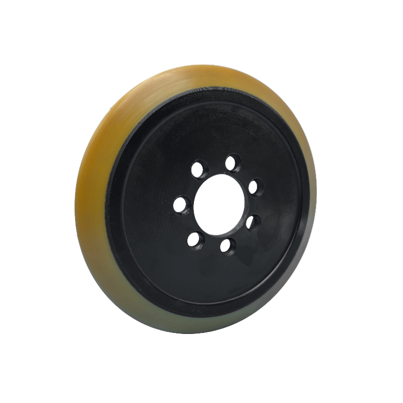 Polyurethane forklift solid wheels Heli 343x114-80 seven holes