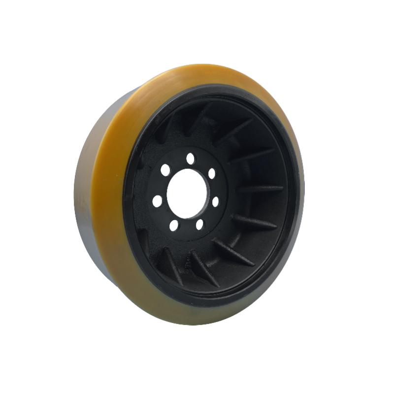 Polyurethane forklift solid wheels Heli 343x114-80 seven holes