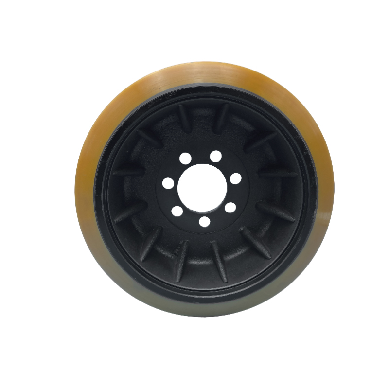 Polyurethane forklift solid wheels Heli 343x114-80 seven holes