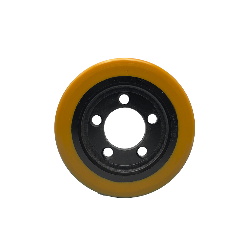 Polyurethane forklift solid wheels Linde 254x102-80 five holes