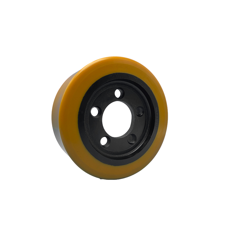 Polyurethane forklift solid wheels Linde 254x102-80 five holes