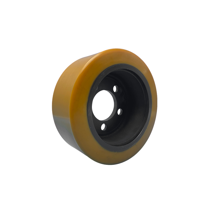 Polyurethane forklift solid wheels Linde 254x102-80 five holes